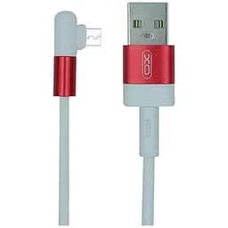Кабель XO microUSB NB152 Elbow 2.4A/1m White