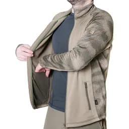 Кофта Fahrenheit Power Grid Full Zip Camo XL/L Khaki - мініатюра 4
