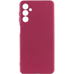 Чохол Silicone Cover Ummi Lakshmi Full Camera (AA) для Samsung Galaxy A04s Бордовий / Marsala