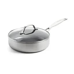 Сотейник с крышкой GreenPan Geneva 24 см 2,6л с керамическим покрытием (CC004782-001)