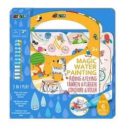 Набор для творчества Avenir Транспорт 3 в 1, водяная раскраска (CH221779)