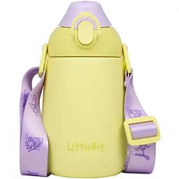 Термочашка для детей UZspace Littlebig Rebel 350 мл желтая (4020)