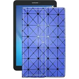 Чехол StatusCASE из экокожи для планшета Samsung Galaxy Tab E 9,6 (T561) Синий ромб