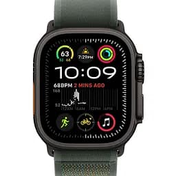Смарт-годинник Apple Watch Ultra 2 49 mm Black Titanium Case with Green Trail Loop M/L [MYTJ3+MYQ43] [114889] - мініатюра 2