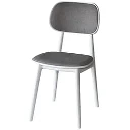 Стілець Prestol Кріс 490x420x860 мм білий із сірим