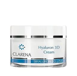 Крем зволожує і насичує киснем з продовженою дією Clarena Hyaluron 3D Cream 50 мл