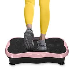 Віброплатформа для тренувань 4FIZJO Ultra+ з пультом та еспандерами Black/Pink (P-5905973402880) - мініатюра 10