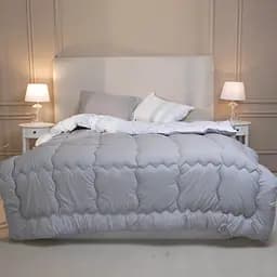 Набір Руно ковдра 200х220 + подушка 50х70 см Grey White 2 шт. 925.52_Grey White