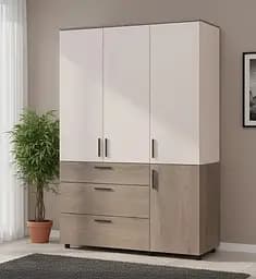Шафа для одягу Doros Торн Кремона Канноло/Кашемір 3 ДСП/3Ш (полиці) 135х51.6х200 (44900502)