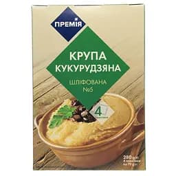 Крупа Премия Кукурузная шлифованная №5, 70 г, 4 шт. (699716)
