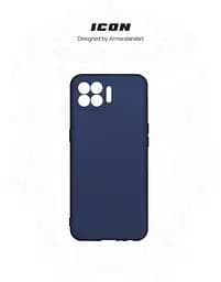 Чехол ArmorStandart ICON для OPPO Reno 4 Lite/A93 Camera cover Blue (ARM58461) - мініатюра 2