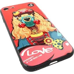 Чохол-накладка PUZOO TPU with UV Printing Punk Phone iPhone 7/8/SE 2020 Red - мініатюра 3