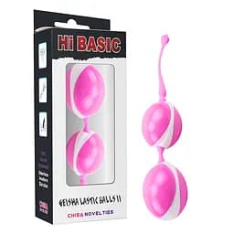Вагинальные шарики Chisa Geisha Lastic Double Balls II, Hi-Basic Pink