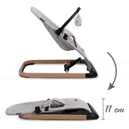 Крісло-гойдалка Kidwell Laro Full Grey/Wooden - мініатюра 6