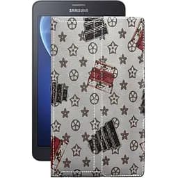 Чохол StatusCASE з екошкіри для планшету Samsung Galaxy Tab A 7.0 2016 (T280\T285) Луі-Вітон-білий