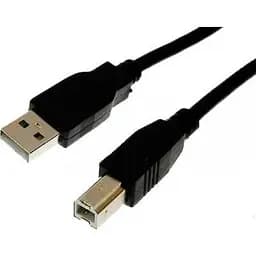 Кабель USB 2.0 AM - USB BM, 3 м, чорний, Cablexpert, феритовий фільтр (CCF-USB2-AMBM-10)
