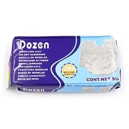 Маса для для ліплення Bambi "Dozen" DSCN0667 білий, 500 грам