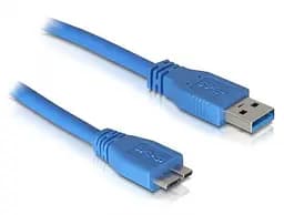 Кабель USB - USB Micro B 0.8 м Atcom 12825 голубой