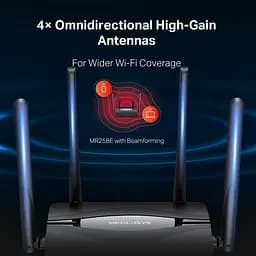 Mercusys Маршрутизатор MR25BE BE3600, 3x GE LAN, 1x GE WAN, MESH - мініатюра 8