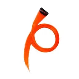 Кольорове пасмо волосся на шпильках 60 см Рудий K866-11