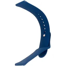 Ремінець Silicone 20 mm Watch Active/Galaxy S4 42 mm/Gear S2/Xiaomi Amazfit Midnight Синій L