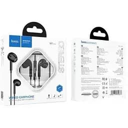 Навушники Hoco crystal earphones with mic M1 Max 3.5мм білі - мініатюра 3