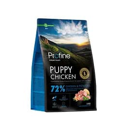 Сухий корм Profine Puppy Chicken and Potatoes для цуценят та юніорів усіх порід, з куркою та картоплею, 3 кг