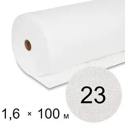 Агроволокно покривне біле покривний матеріал спанбонд 23 г/м2 (23 uv) - 1,6 × 100 м - мініатюра 2