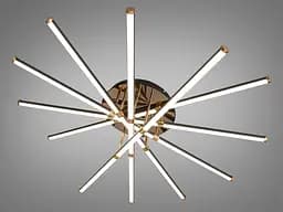 Сучасна стельова LED-люстра Diasha SX8259/6BK, 140W, діаметр 100 см - мініатюра 3