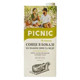 Вино Picnic Солнце в бокале со вкусом дыни и меда сладкое белое 1 л