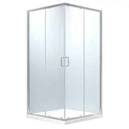 Душевая кабина Eger Heviz 90x90 без поддона 599-077/1, прозрачная, хром