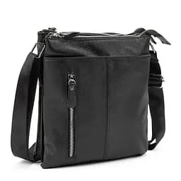 Кожаный мессенджер на три отдела Tiding Bag M56-3639A