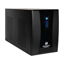 Джерело безперебійного живлення KRF-3000VA/1800W(LCD) UPS Kraft (42-00006) - мініатюра 3