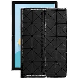 Чехол StatusCASE из экокожи для планшета Blackview Tab 13 Черный ромб