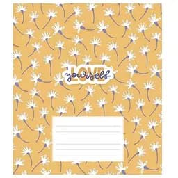 Тетрадь ученическая Love yourself Школярик 018-3209K-5 в клетку 18 листов