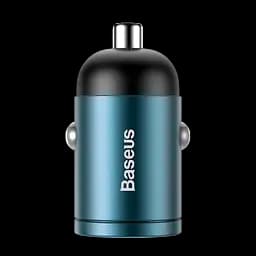 Адаптер автомобільний BASEUS Tiny Star Mini PPS Car Charge Type-C Port 30 W (VCHX-B04) бордовий - мініатюра 10