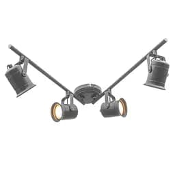 Світильник Brille настінно-стельовий спот поворотний накладний HTL-191/4 GU10 BR - мініатюра 2