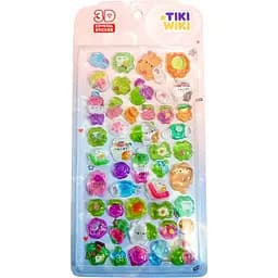 Набір 3D-наліпок Tiki Wiki Crystal Тікі котики в саду (25ESE009-10)