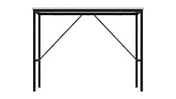Стіл письмовий Line Тайм Ferrum-decor 750x1000x500 Чорний метал ДСП Біле 16 мм (FRD-104864) - мініатюра 4