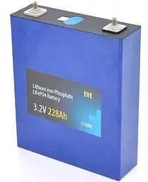 Акумуляторна батарея для ДБЖ EVE LiFePO4 3.2 V / 228 А*ч (EVE-3.2V-228AH)