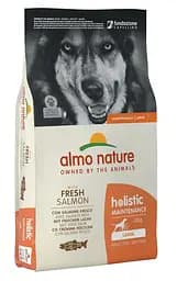 Сухий корм для дорослих собак великих порід Almo Nature (Альмо Натюр) Holistic зі свіжим лососем 12 кг