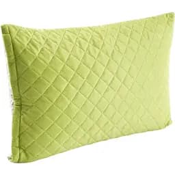 Чохол на подушку Руно 50х70 см велюровий оливковий (382.55_Olive Green ромб)