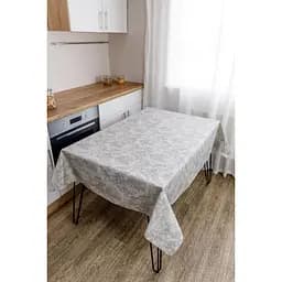 Скатертина Прованс Simfoni Версаль 136x120 см сіра (33549)