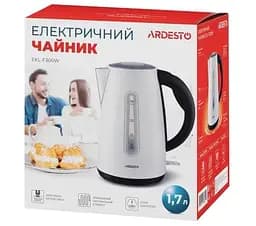 Електрочайник Ardesto EKL-F300W White 1.7 л 2150Вт teh0024502 - мініатюра 4