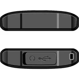 Мобільний телефон Nomi i2420 Black-grey - мініатюра 4
