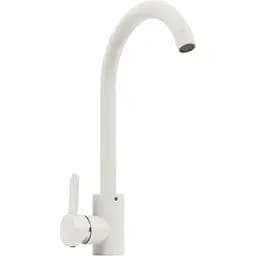 Смеситель кухонный Platinum 7990 NEST белый