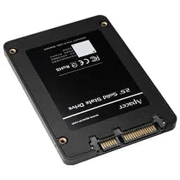 SSD диск Apacer AS340X 480GB 2.5" 7mm SATAIII 3D NAND Read/Write: 550/520 MB/sec Black - мініатюра 3