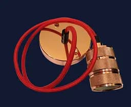 Світильник підвісний Levistella AMP21001-1, E27, одинарний, розове золото, метал, стиль LOFT - мініатюра 2