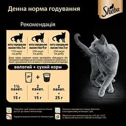 Вологий корм для котів Sheba з домашньою птицею в соусі 85 г - мініатюра 4