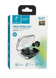 Bluetooth-гарнитура SkyDolphin TWS SL27 Black (SDBTE-000192)